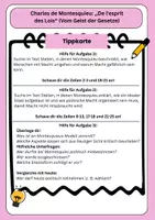 Vorschau - Arbeitsblätter - Charles de Montesquieu-die Gewaltenteilung - Seite 1