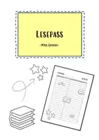 Vorschau - Fördermaterial/Inklusion - Leseförderung - Lesepass für 1. bis 6. Klasse - Deckblatt