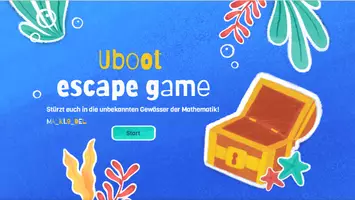 Vorschau - Arbeitsblätter - Online Escape Room Uboot (LGS ohne CAS lösen) - Deckblatt
