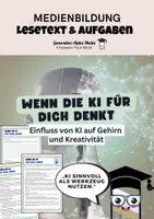 Vorschau - Arbeitsblätter - Künstliche Intelligenz und Lernen: Wenn die KI für dich denkt - Deckblatt