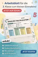 Vorschau - Arbeitsblätter - Das kleine Einmaleins (Mathematik 2. Klasse) - Deckblatt