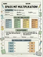 Vorschau - Arbeitsblätter - Das kleine Einmaleins (Mathematik 2. Klasse) - Seite 1