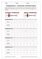 Vorschau - Arbeitsblätter - Ukulele für Anfänger - Schlagrhythmen mit Achtelnoten - Deckblatt