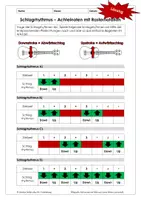 Vorschau - Arbeitsblätter - Ukulele für Anfänger - Schlagrhythmen mit Achtelnoten - Seite 1
