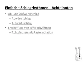 Vorschau - Arbeitsblätter - Ukulele für Anfänger - Schlagrhythmen mit Achtelnoten - Seite 3