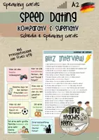 anteprima - Esercizi - Speaking Cards Tedesco A2 - Komparativ & Superlativ - Pagina di copertina