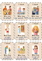 Vorschau - Spiele - I have - Who has ...? Spiel Daily Routines / My Day - Seite 2