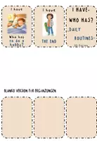 Vorschau - Spiele - I have - Who has ...? Spiel Daily Routines / My Day - Seite 3