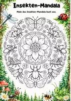 Vorschau - Arbeitsblätter - Insekten-Mandala – 2 kostenlose Arbeitsblätter - Seite 1
