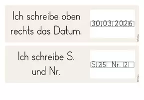 Vorschau - Poster - Hefteintrag für das Fach Mathematik - Visualisierung (beige & blau) - Seite 3
