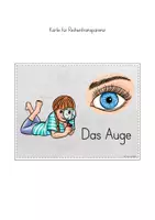 Vorschau - Stundenentwürfe - Auge Sehsinn Sehen fünf Sinne Unterrichtseinheit - Seite 3