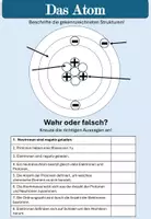 Vorschau - Arbeitsblätter - Materialpaket: Atom- und Schalenmodell, Aussagen aus dem PSE, Lewis-Schreibweise - Seite 2