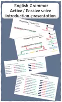 Vorschau - Präsentationen/Tafelbilder - Active - Passive - Voice - Introduction - presentation - Deckblatt