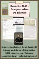 Vorschau - Stundenentwürfe - Revolution 1848 - Errungenschaften und Scheitern - Deckblatt