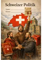 Vorschau - Arbeitsblätter - Schweizer Politik - Deckblatt