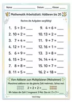 Vorschau - Unterrichtsreihen - Additionsrechnung 2. Klasse mit Transfer zur Multiplikation (Einmaleins) - Seite 1