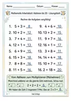 Vorschau - Unterrichtsreihen - Additionsrechnung 2. Klasse mit Transfer zur Multiplikation (Einmaleins) - Seite 2
