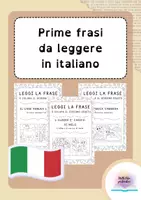 Vorschau - Arbeitsblätter - 36 italienische Sätze zum Lesen mit Verständnisübungen - Deckblatt