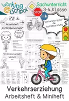 Vorschau - Arbeitsblätter - Verkehrserziehung | Fahrradprüfung - Deckblatt