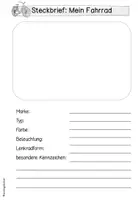 Vorschau - Arbeitsblätter - Verkehrserziehung | Fahrradprüfung - Seite 3