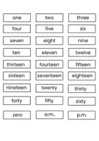 anteprima - Esercizi - Imparare a leggere l'orario in INGLESE - Pagina 3