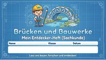 Vorschau - Unterrichtsreihen - Brücken & Bauwerke: Großes Forscherheft & Experimente (Sachkunde) - Seite 1