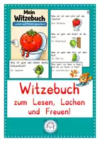 Vorschau - Arbeitsblätter - Witzebuch. Leseförderung & Leseflüssigkeit in der Grundschule - Deckblatt