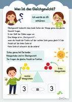 Vorschau - Arbeitsblätter - Einführung in das Gleichgewicht - Rechnen mit der Waage (ZR 10) - Seite 1