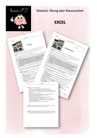 Vorschau - Arbeitsblätter - Excel Übung oder Klassenarbeit Hotel - Deckblatt
