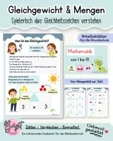 Vorschau - Arbeitsblätter - Einführung in das Gleichgewicht - Rechnen mit der Waage (ZR 10) - Deckblatt