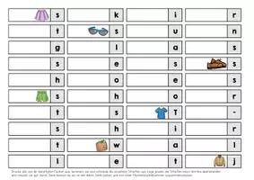 Vorschau - Mal- und Bastelvorlagen - 40 Lesefächer: Clothes - Seite 2