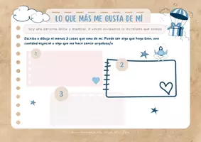 Vista previa - Hojas de trabajo - Diario de emociones: Un espacio para validar lo que siento - página 1