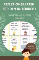 Vorschau - Bildkarten - Reflexionskarten für den Unterricht / Klasse 5-8 - Deckblatt