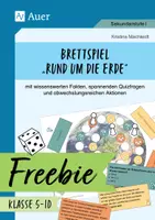 Vorschau - Spiele - Brettspiel „Rund um die Erde“ – mit Fakten, Quizfragen und Aktionen - Deckblatt