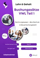 Vorschau - Präsentationen/Tafelbilder - Vermögenswirksame Leistungen buchen Arbeitnehmer - Deckblatt