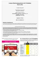 Vorschau - Arbeitsblätter - Lineare Gleichungssysteme mit zwei Variablen Step by Step | Gleichsetzungsverfahren, Einsetzungsverfahren, Additionsverfahren | Mathematik Sekundarstufe I II Klasse 8-13 Lösungen - Seite 1