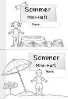Vorschau - Arbeitsblätter - Sommer | Deutsch | Mathe | Miniheft | Klasse 3 - Seite 2