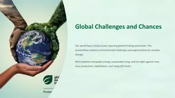 Vorschau - Präsentationen/Tafelbilder - Materialpaket Global Chances and Challenges - Deckblatt