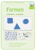 Vorschau - Fördermaterial/Inklusion - Klettmappen & Arbeitsblätter: Formen - Deckblatt
