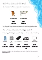 Vorschau - Arbeitsblätter - Virtuelles Wasser - Seite 2