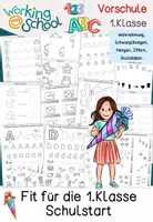 Vorschau - Arbeitsblätter - Fit für die 1. Klasse | Schulstart | Einschulung | Schulanfang | Anfangsunterricht | Schuljahresbeginn - Deckblatt