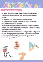 Vorschau - Arbeitsblätter - Prüfungsvorbereitung praktische Abschlussprüfung - Deckblatt