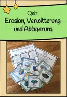 Vorschau - Arbeitsblätter - Quiz - Erosion, Verwitterung oder Abtragung? - Deckblatt