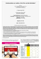 Vorschau - Arbeitsblätter - Paul Vier und die Schröders - Literaturseiten | Begleitmaterial zur Lektüre mit Arbeitsblättern & Lösungen | Deutsch Klasse 5-8 - Seite 1