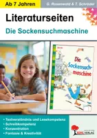 Vorschau - Arbeitsblätter - Die Sockensuchmaschine - Literaturseiten | Begleitmaterial mit Arbeitsblättern zur Lektüre | Klasse 2-4 mit Lösungen - Deckblatt