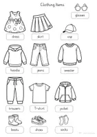 Vorschau - Arbeitsblätter - Arbeitsblatt Clothing (Kleidung) - differenziert - Seite 3