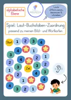 Vorschau - Spiele - Anfangsunterricht - Laute + Buchstaben - Klasse 1-3 - Spiel - Deckblatt