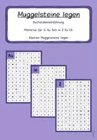 Vorschau - Stationenlernen - Muggelsteine legen G Au Sch ie Z Eu Ch - Deckblatt
