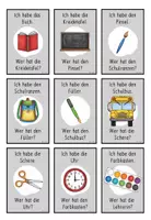 Vorschau - Spiele - Lesespiel - "Ich habe.. Wer hat..?" - Schule - Seite 2