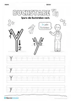 Vorschau - Arbeitsblätter - Buchstabe Y / y (24 Arbeitsblätter) - Seite 3